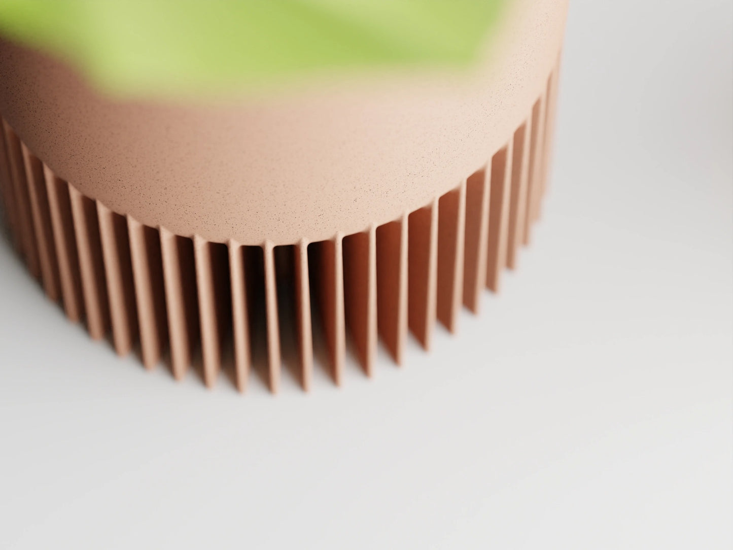 Modern ribbed plant pot/vase - series 1