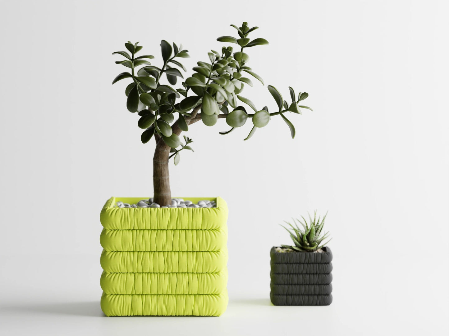 Inflated soft cloth plant pot - series 8
