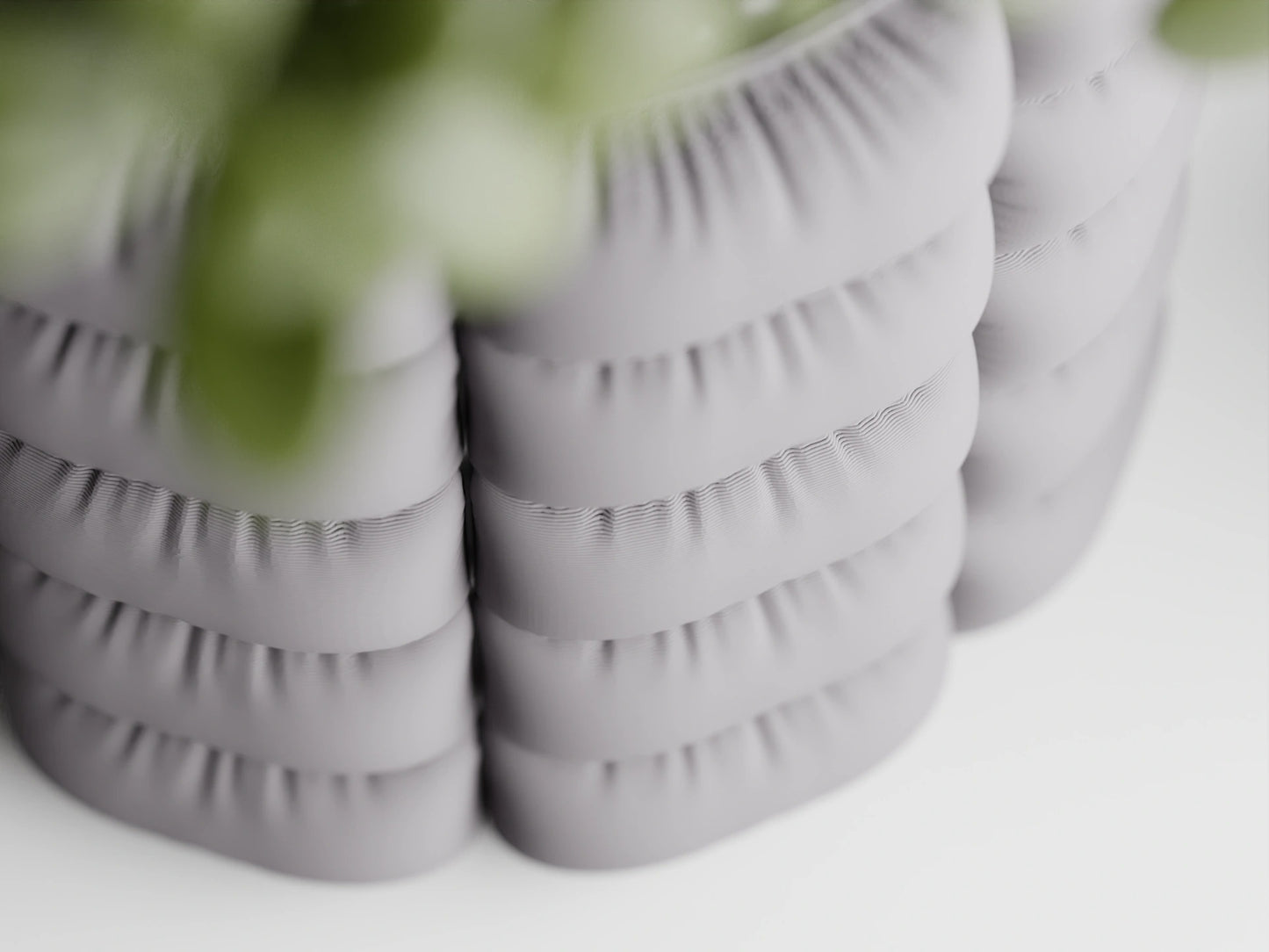 Inflated soft cloth plant pot - series 3