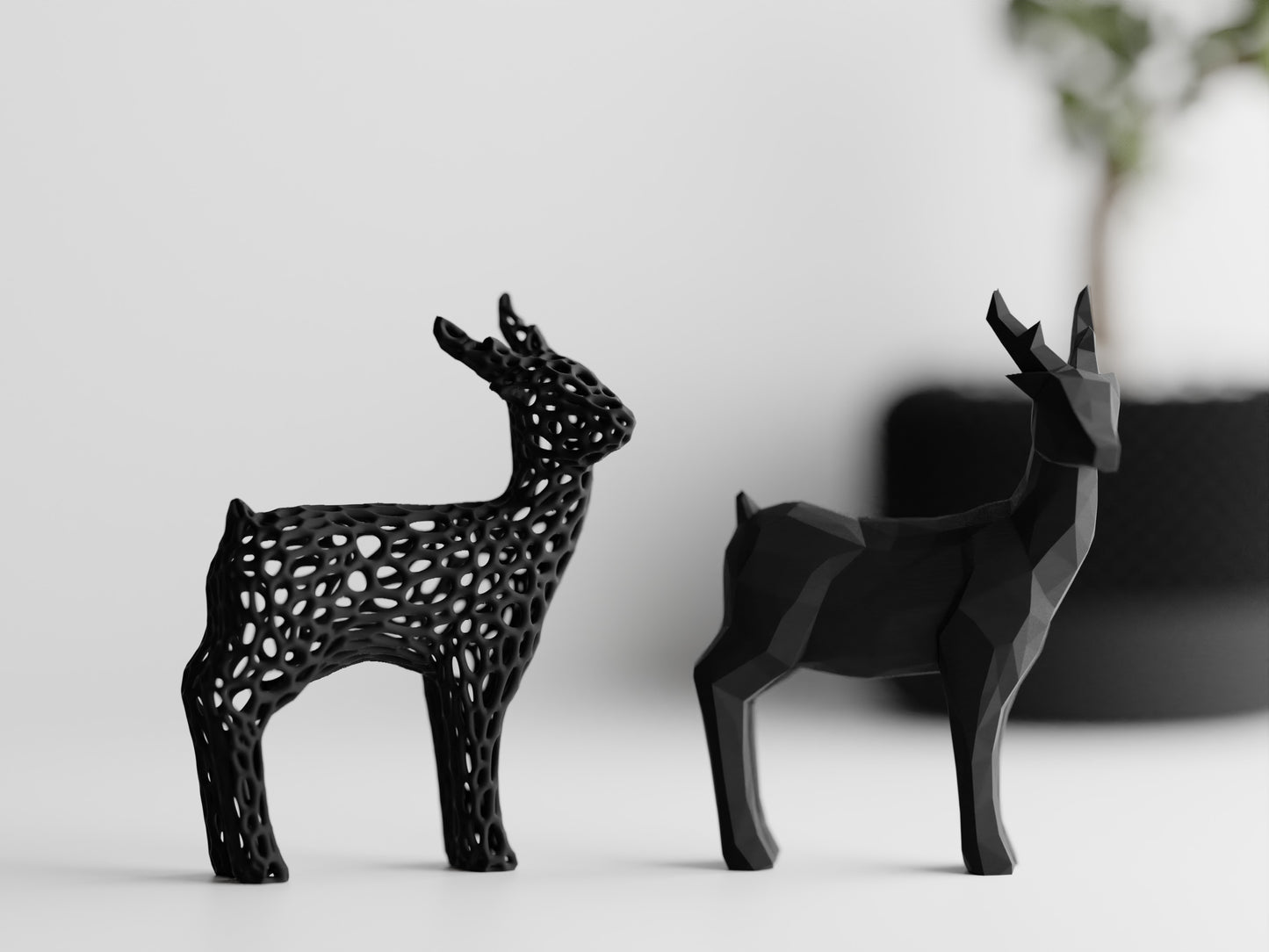 Deer decoration model