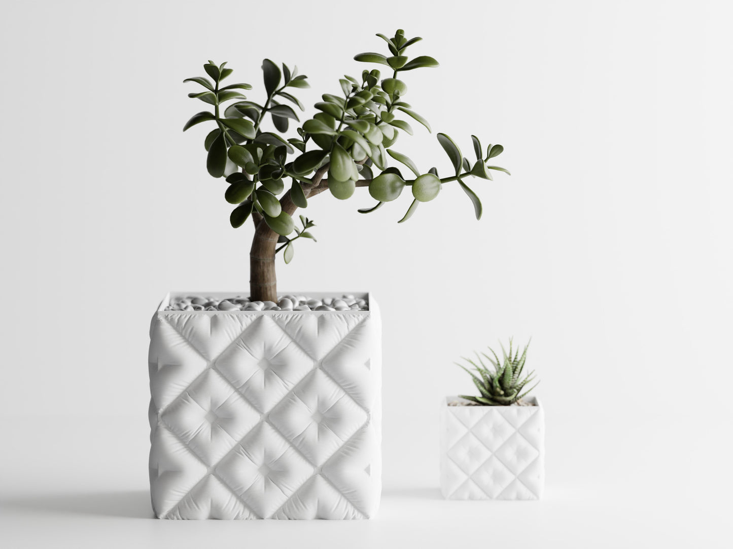 Inflated soft cloth plant pot - series 7