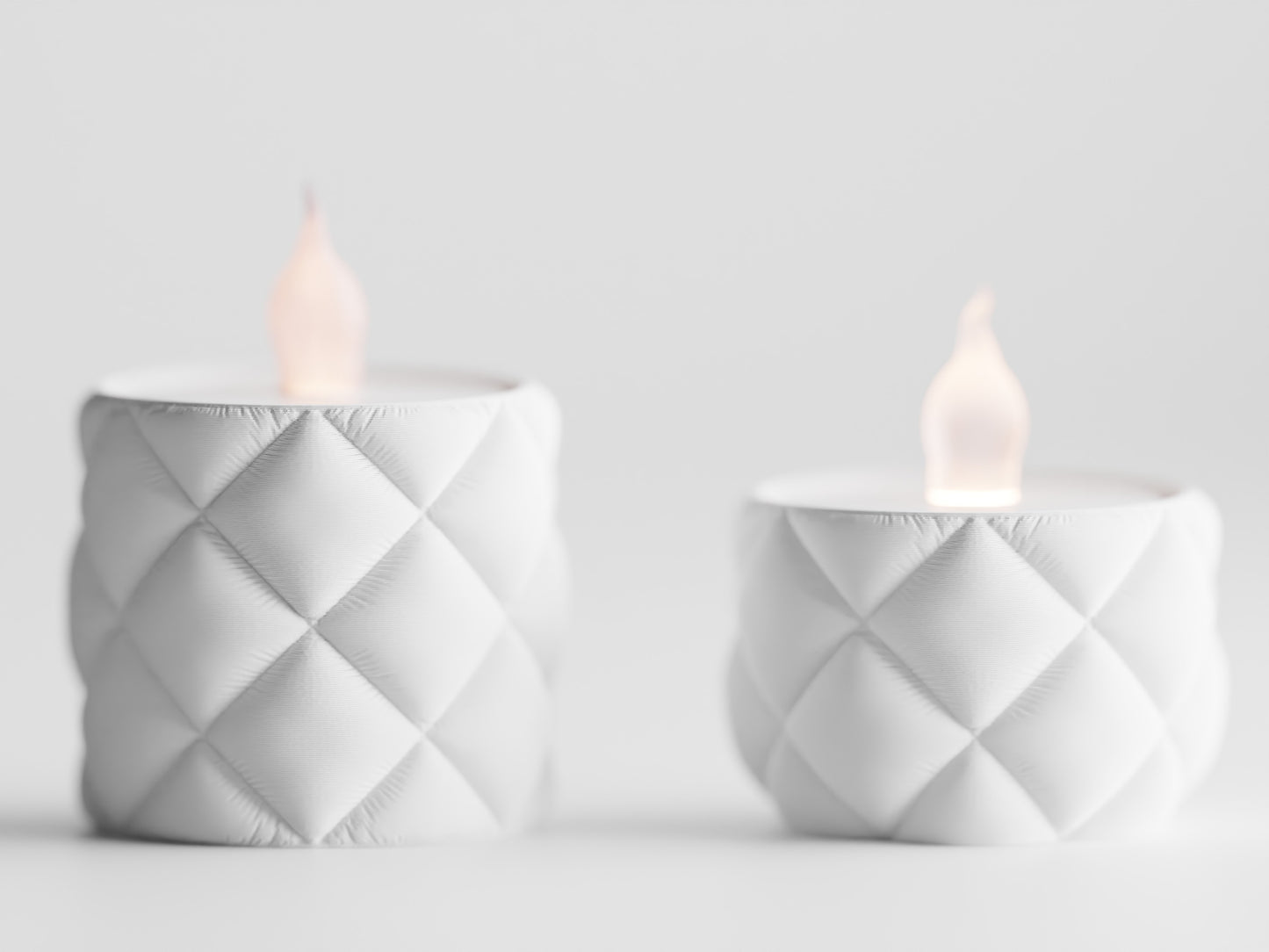 Inflated Cloth LED candle