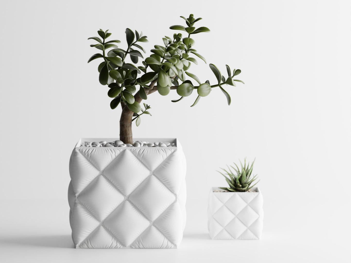 Inflated soft cloth plant pot - series 6
