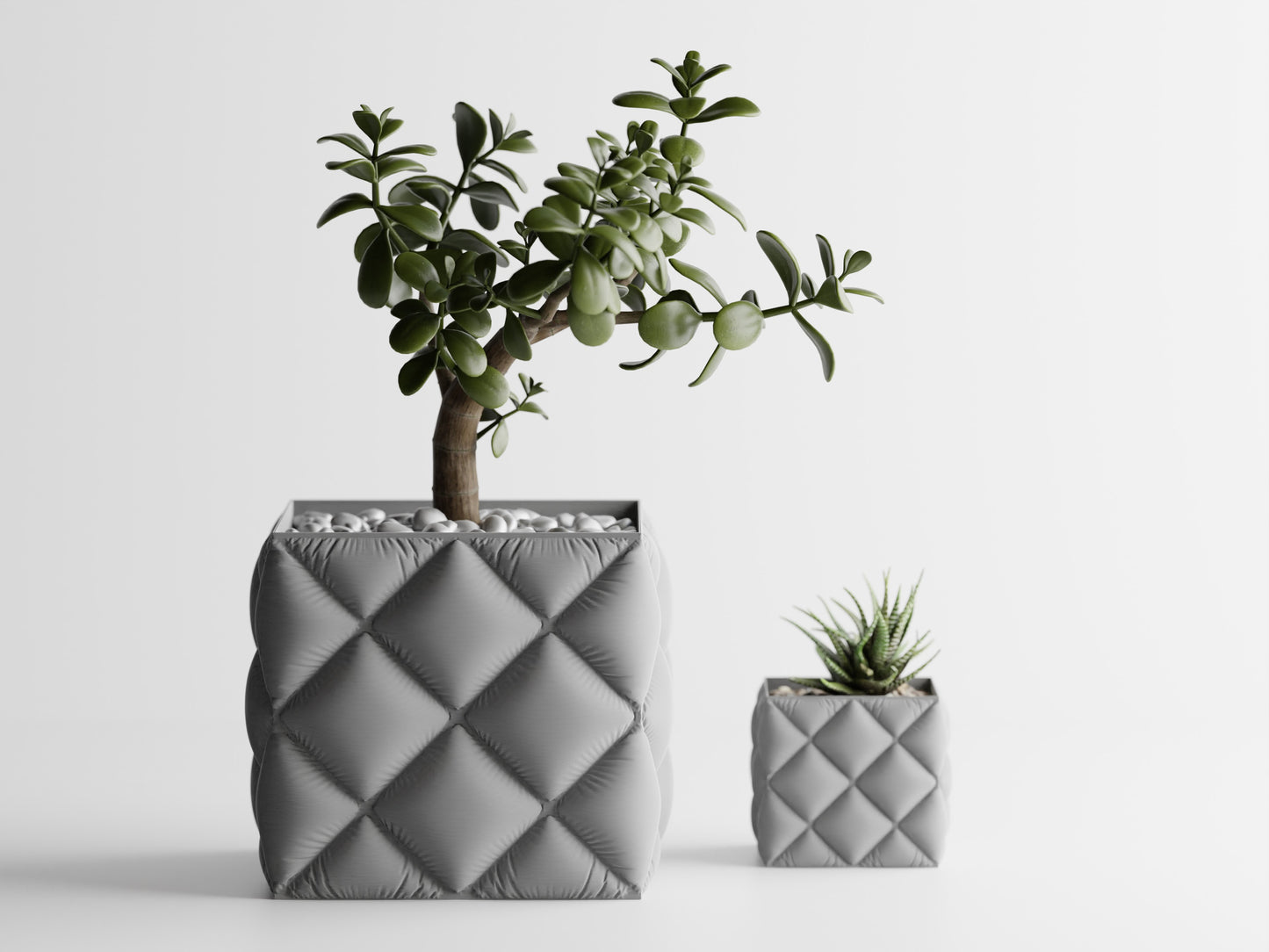 Inflated soft cloth plant pot - series 6