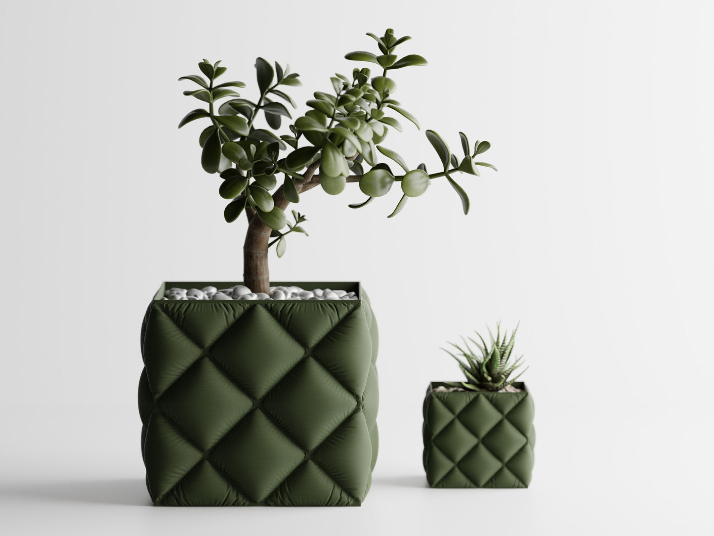 Inflated soft cloth plant pot - series 6
