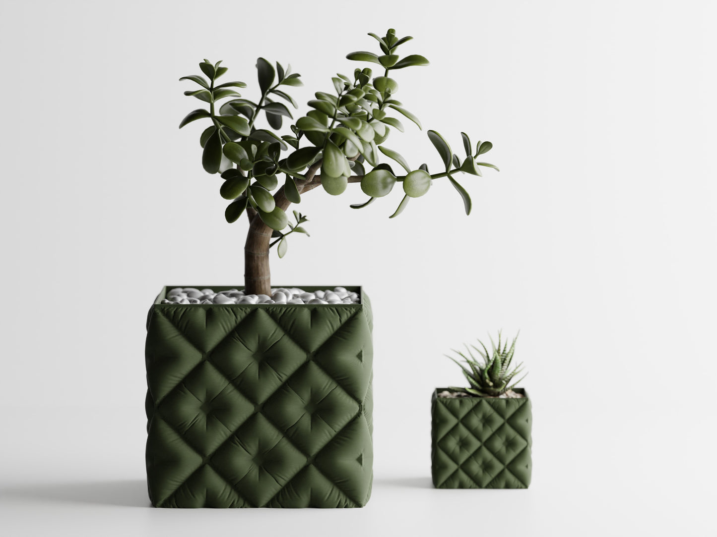 Inflated soft cloth plant pot - series 7