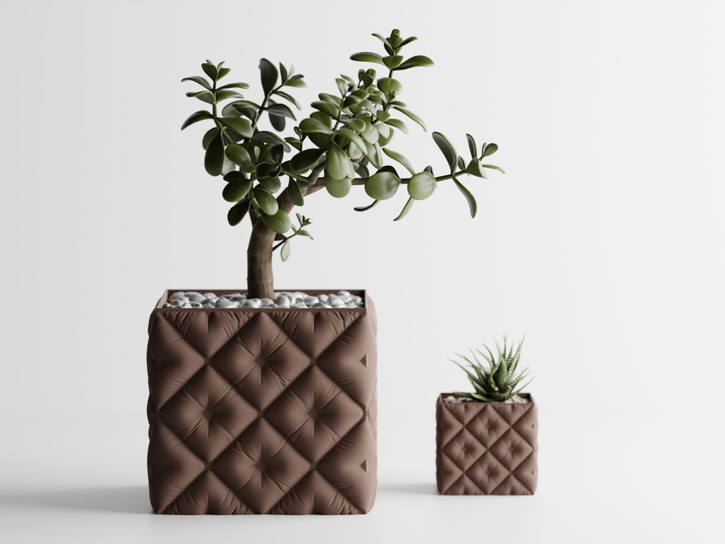 Inflated soft cloth plant pot - series 7