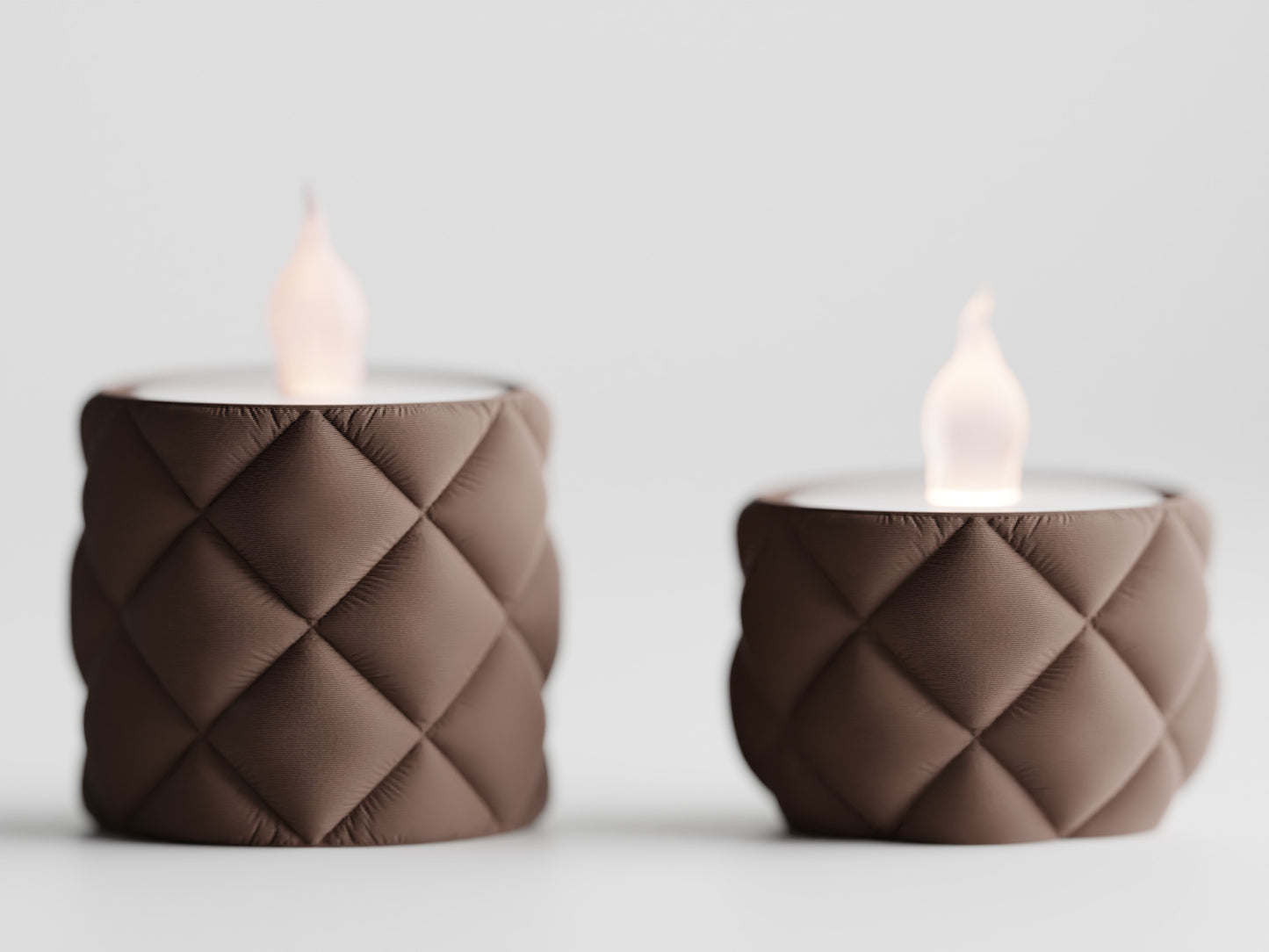 Inflated Cloth LED candle