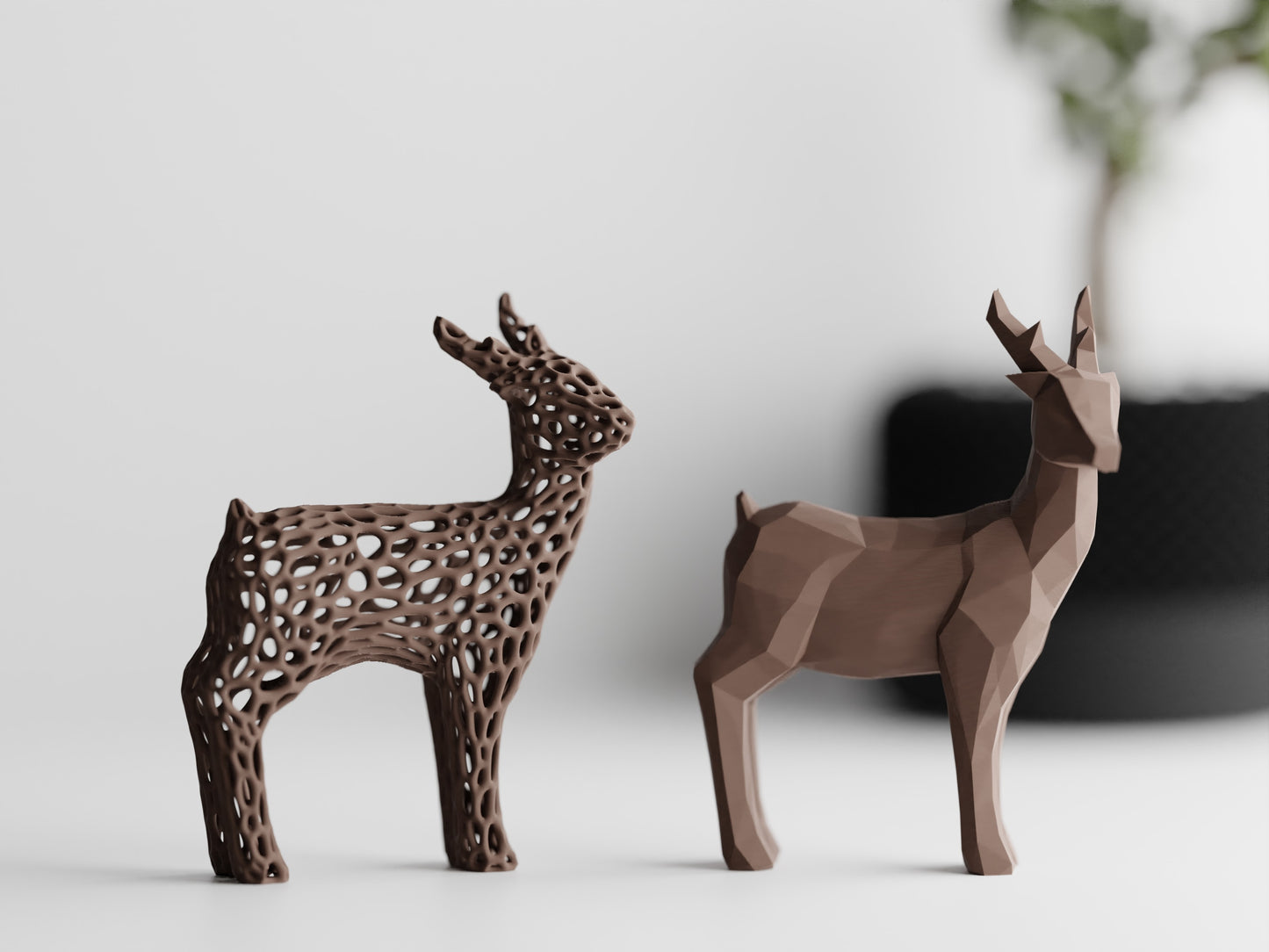 Deer decoration model