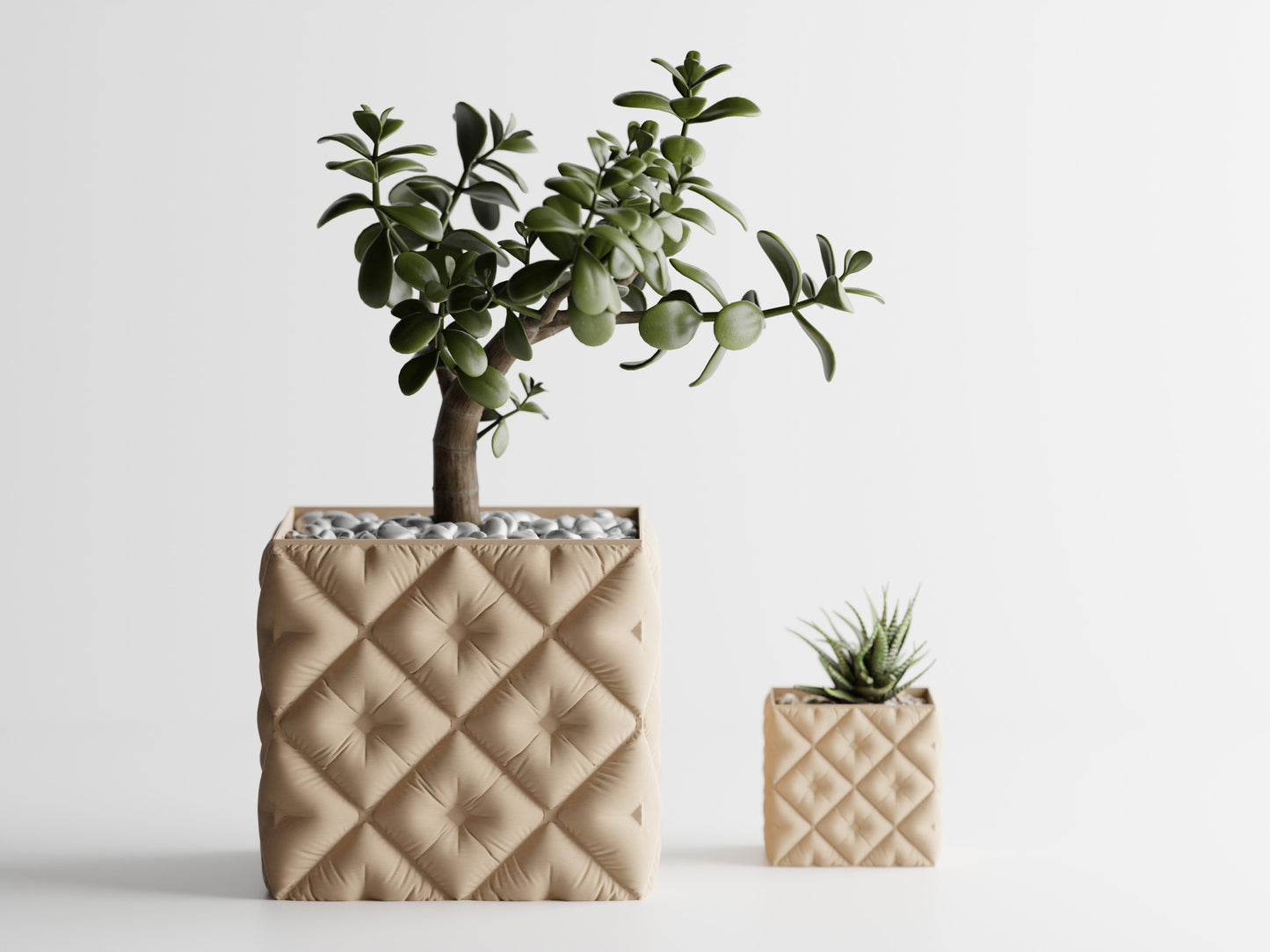 Inflated soft cloth plant pot - series 7