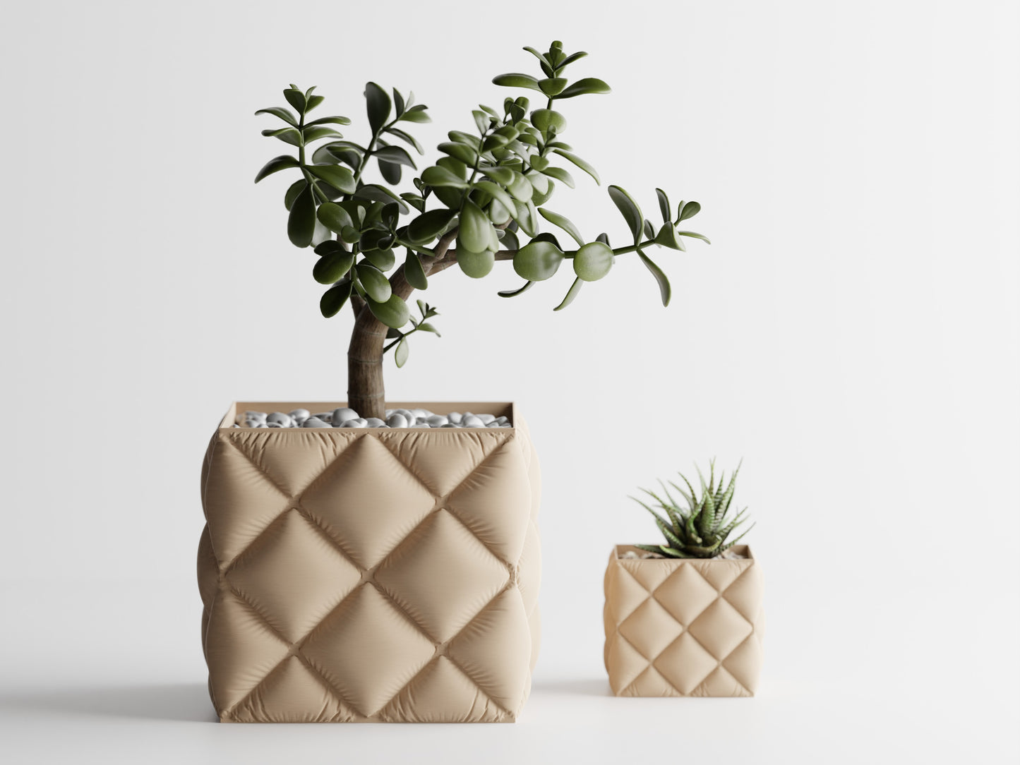 Inflated soft cloth plant pot - series 6