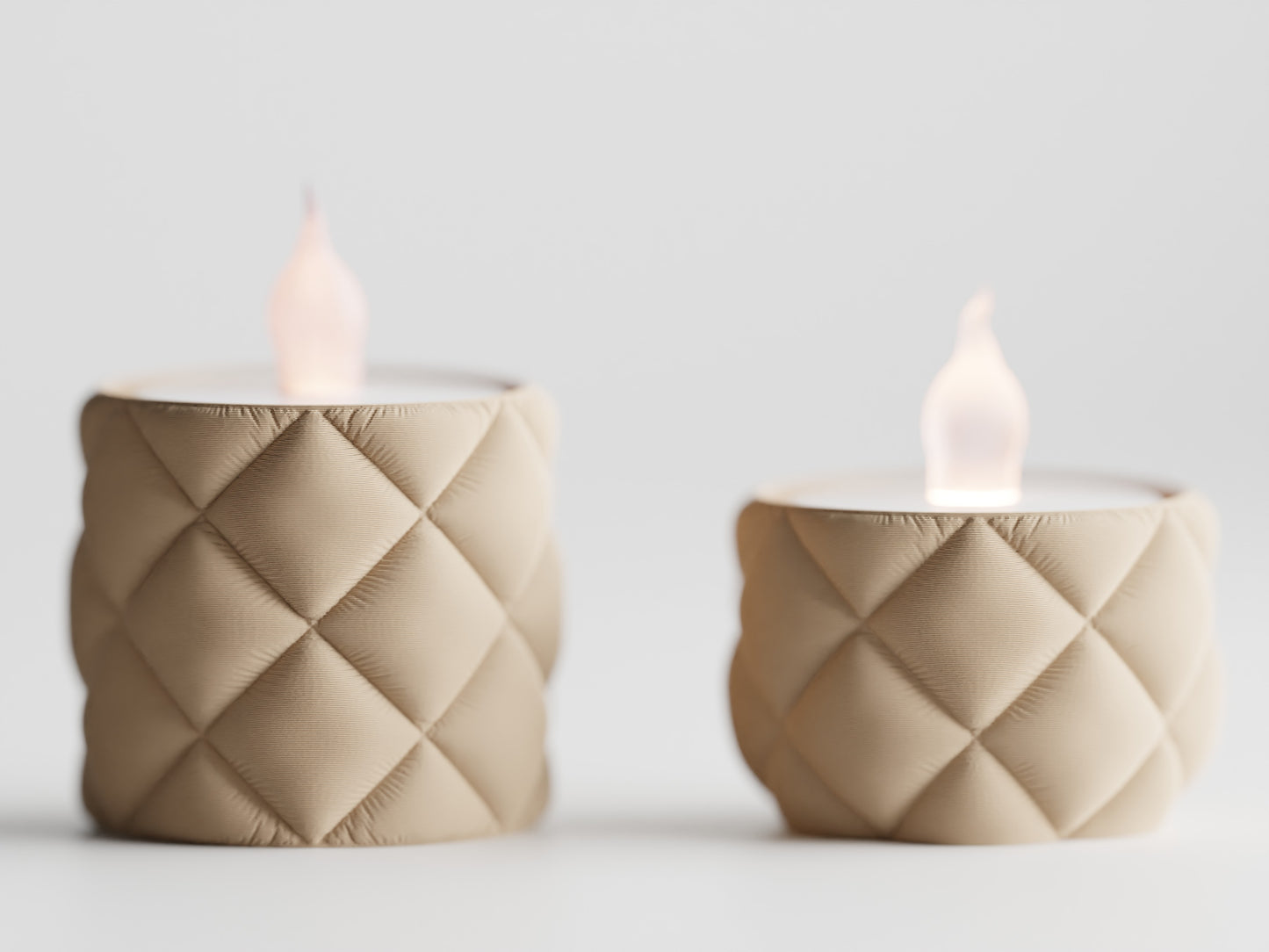 Inflated Cloth LED candle
