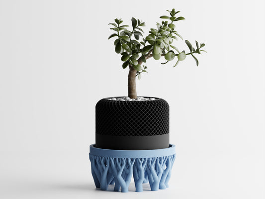 Organic plant pot stand