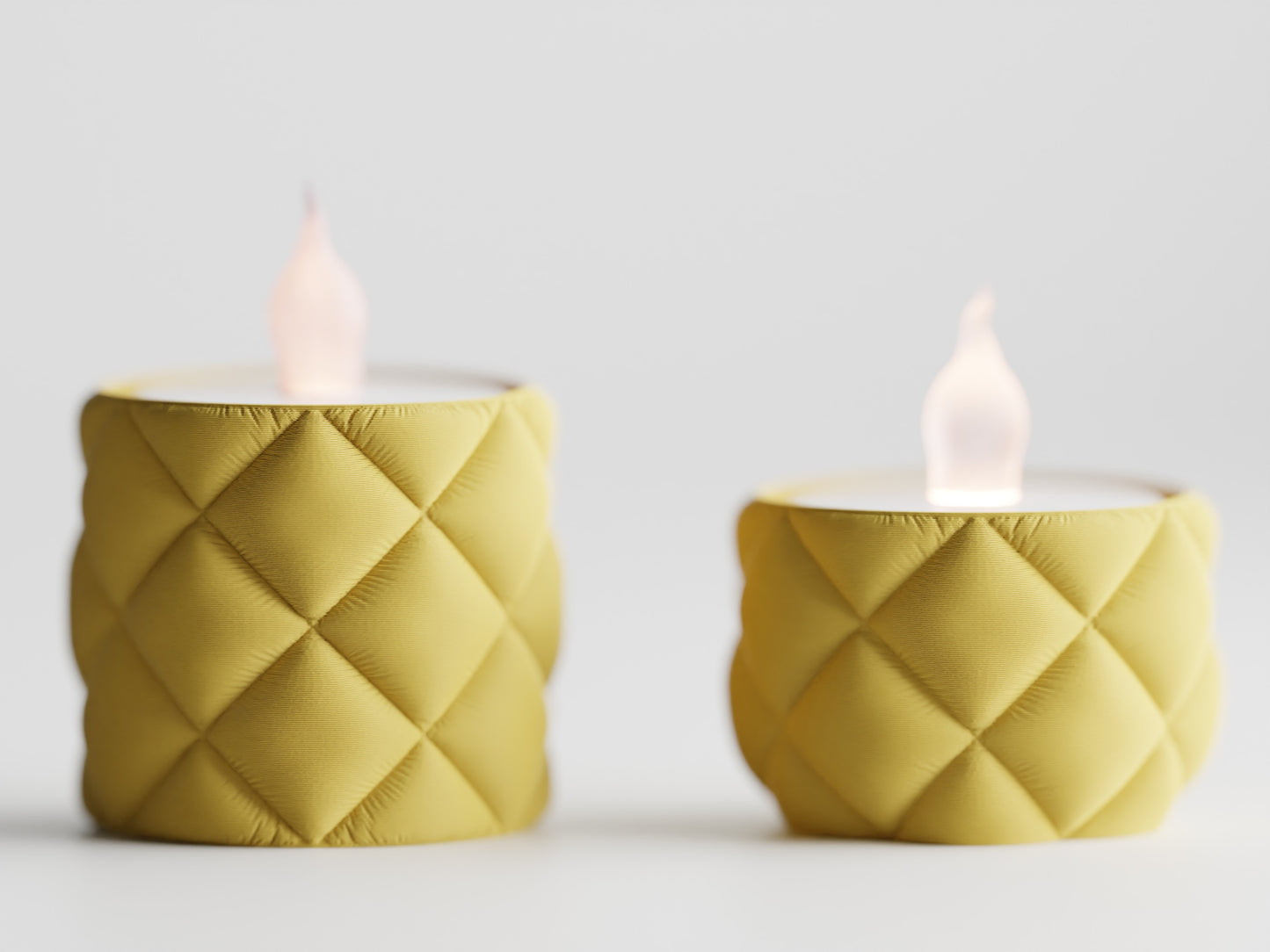 Inflated Cloth LED candle