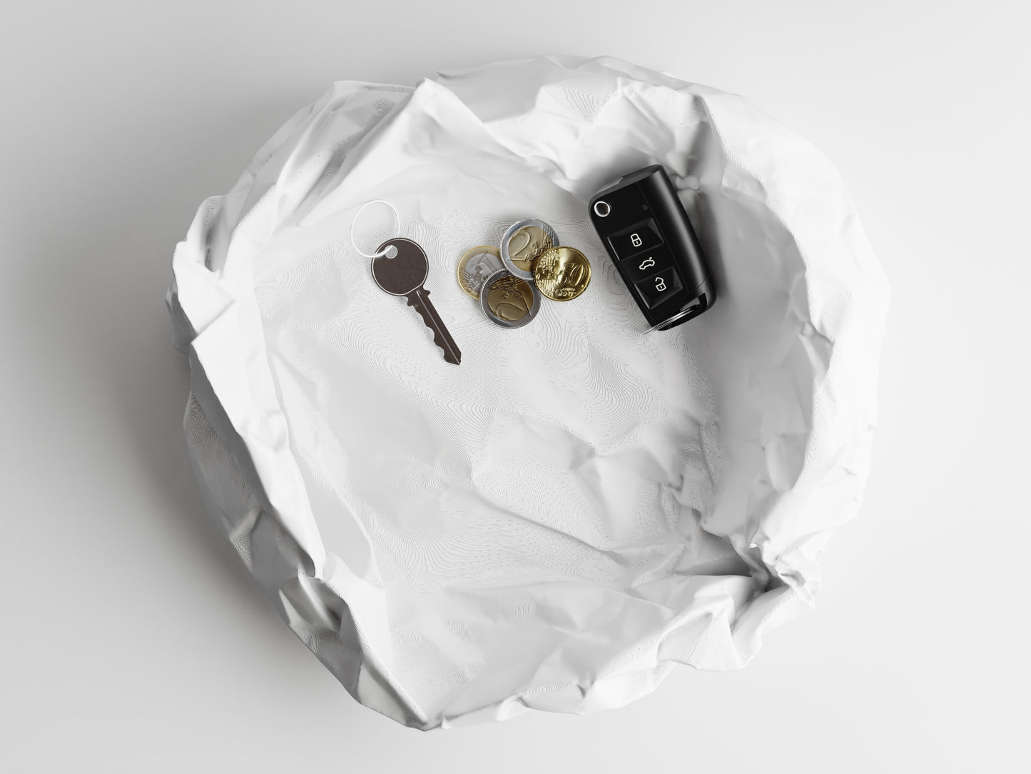 Crumbled Paper Bowl