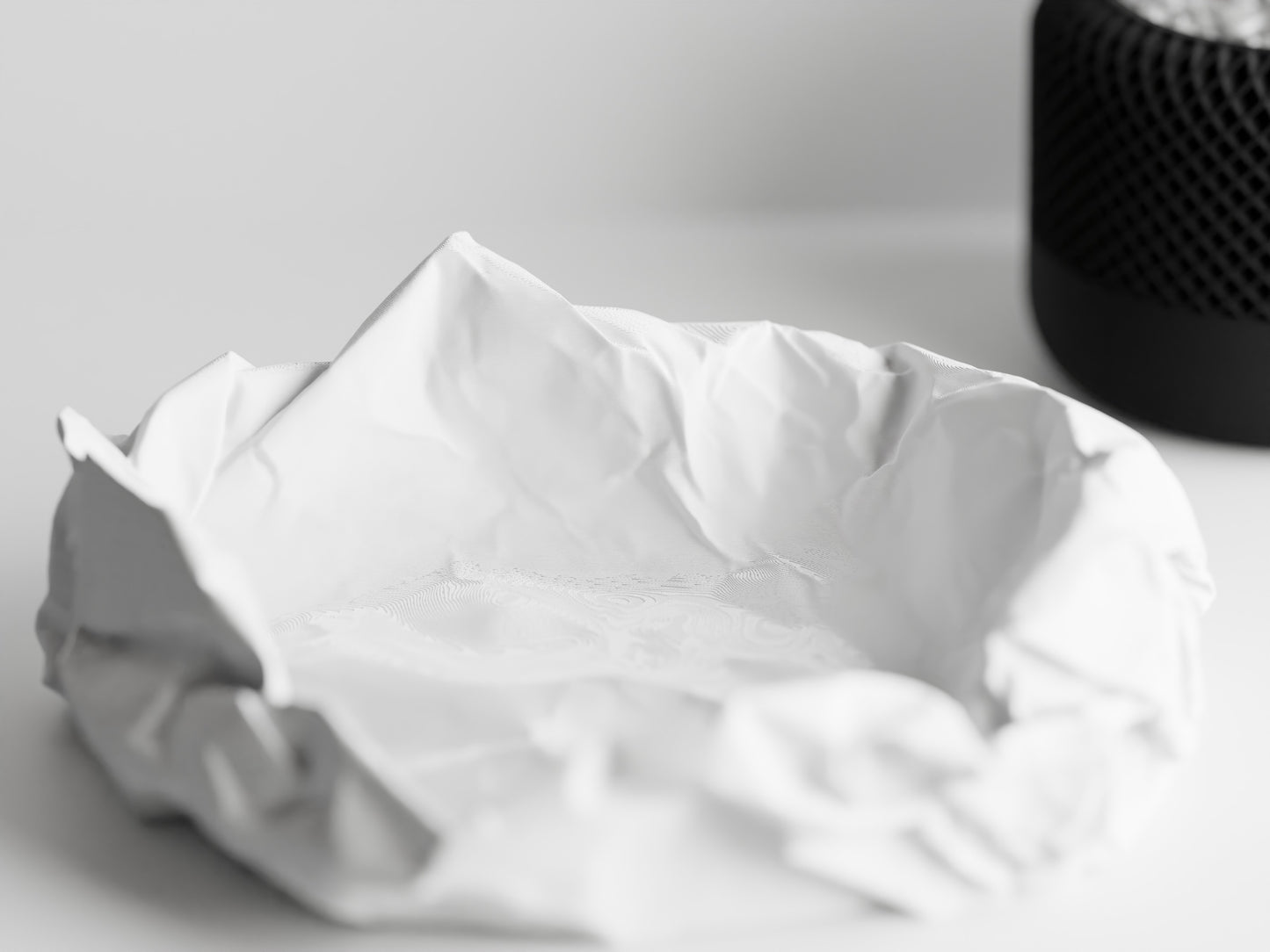 Crumbled Paper Bowl