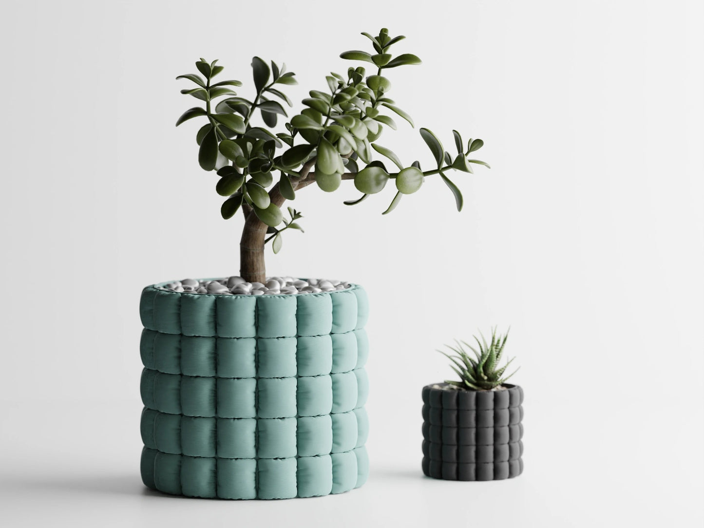 Inflated soft cloth plant pot - series 2