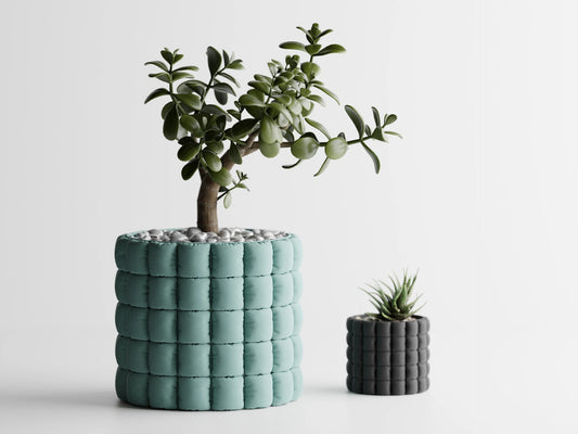 Inflated soft cloth plant pot - series 2