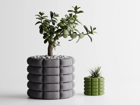 Inflated soft cloth plant pot - series 3