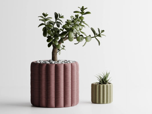 Inflated soft cloth plant pot - series 5