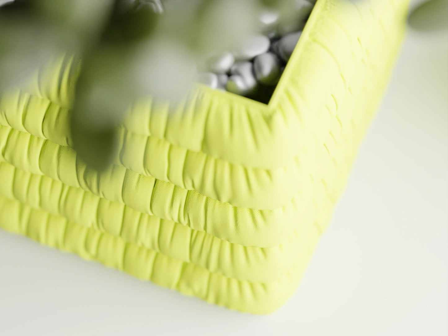 Inflated soft cloth plant pot - series 8