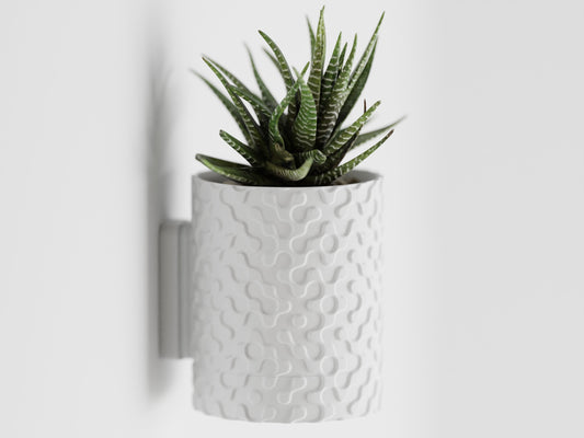 Plant Pot Geo Wall Mount Drip Tray