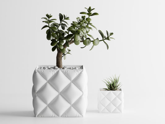 Inflated soft cloth plant pot - series 6