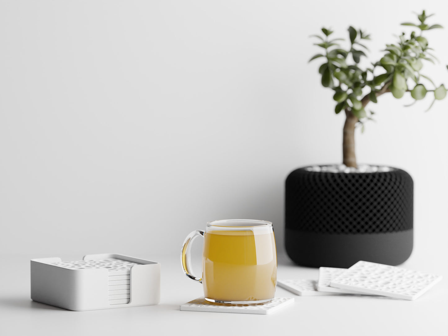 Organic cell coaster