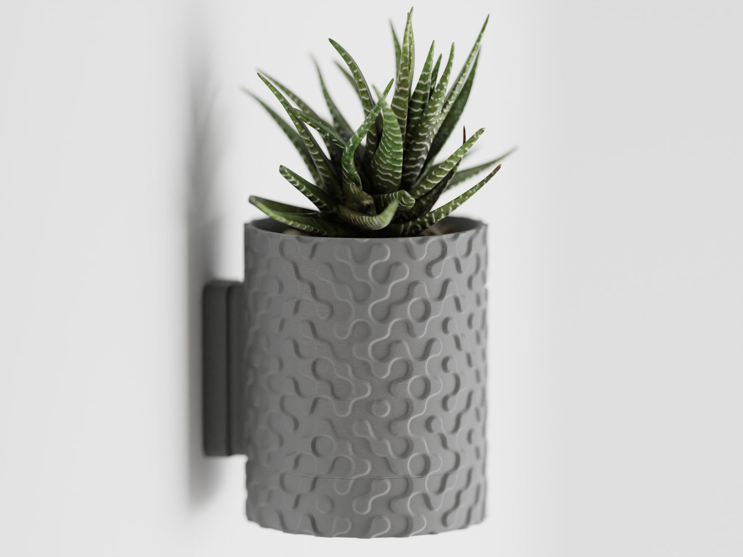 Plant Pot Geo Wall Mount Drip Tray