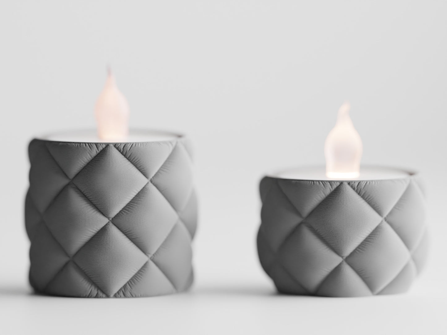 Inflated Cloth LED candle