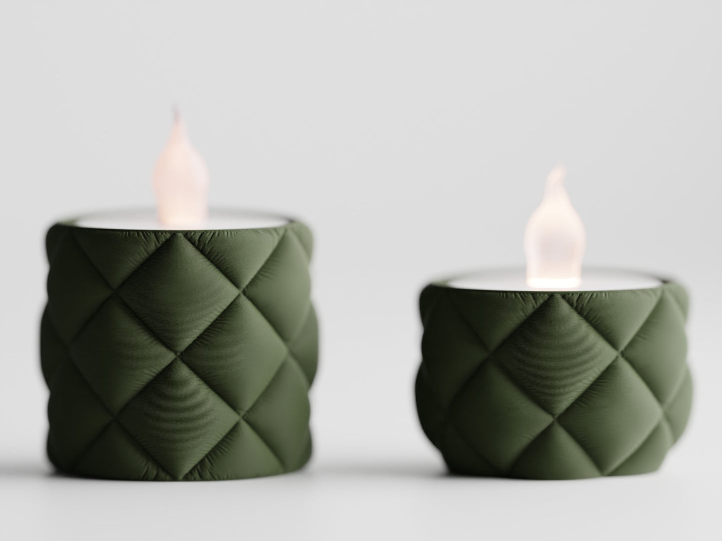 Inflated Cloth LED candle