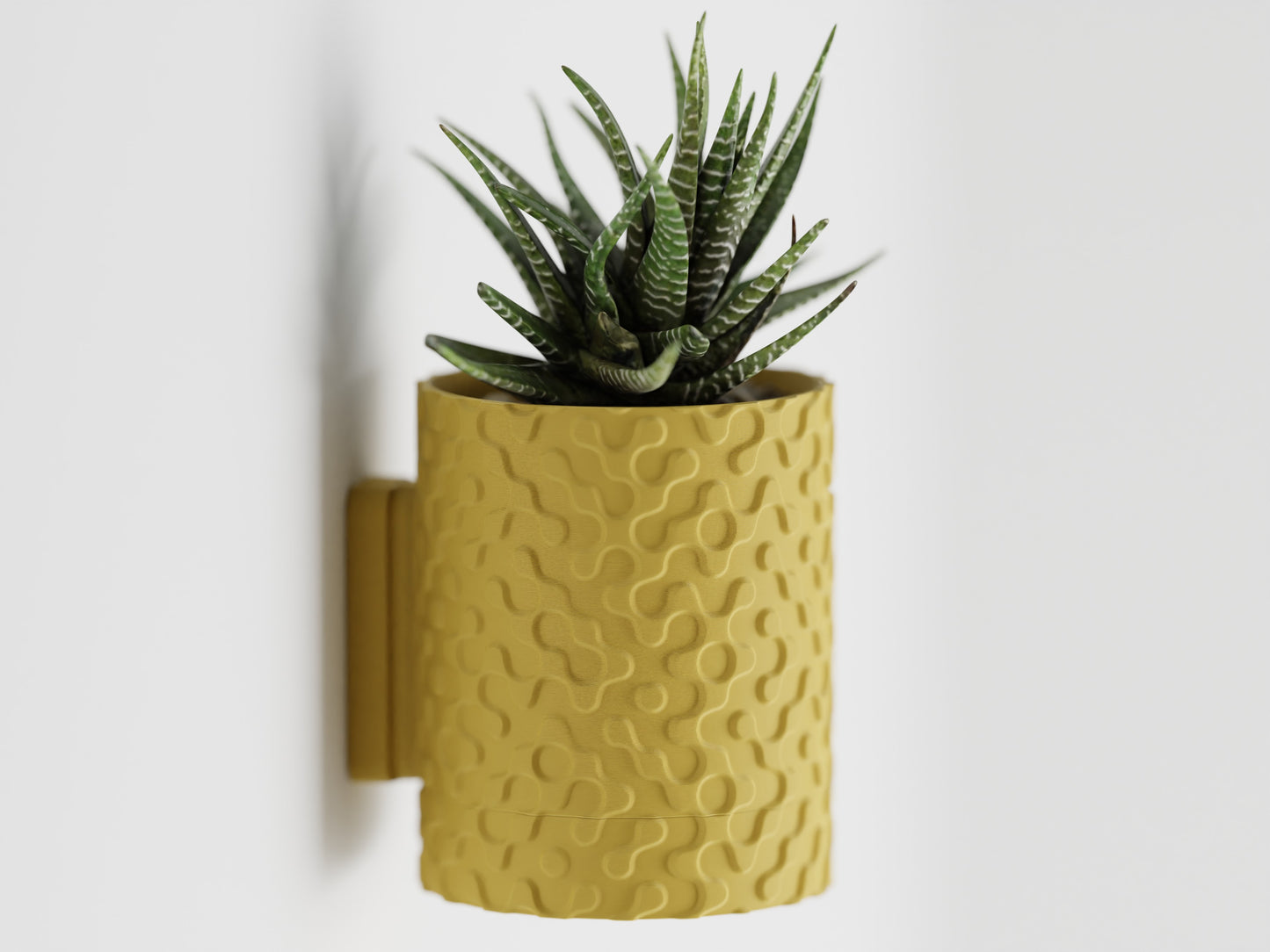 Plant Pot Geo Wall Mount Drip Tray