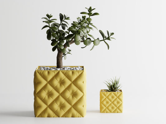 Inflated soft cloth plant pot - series 7