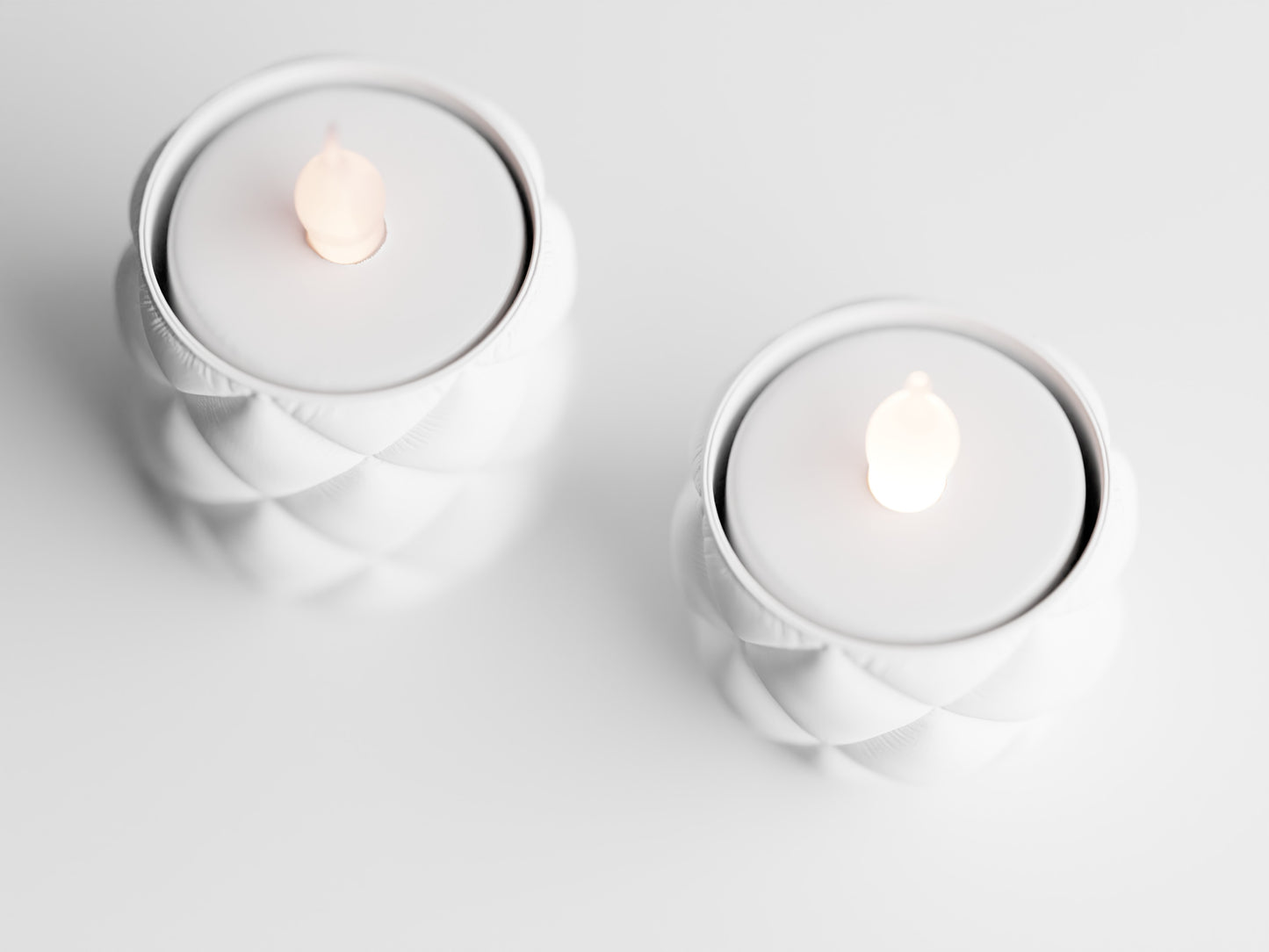 Inflated Cloth LED candle