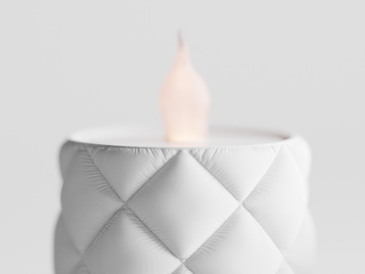 Inflated Cloth LED candle