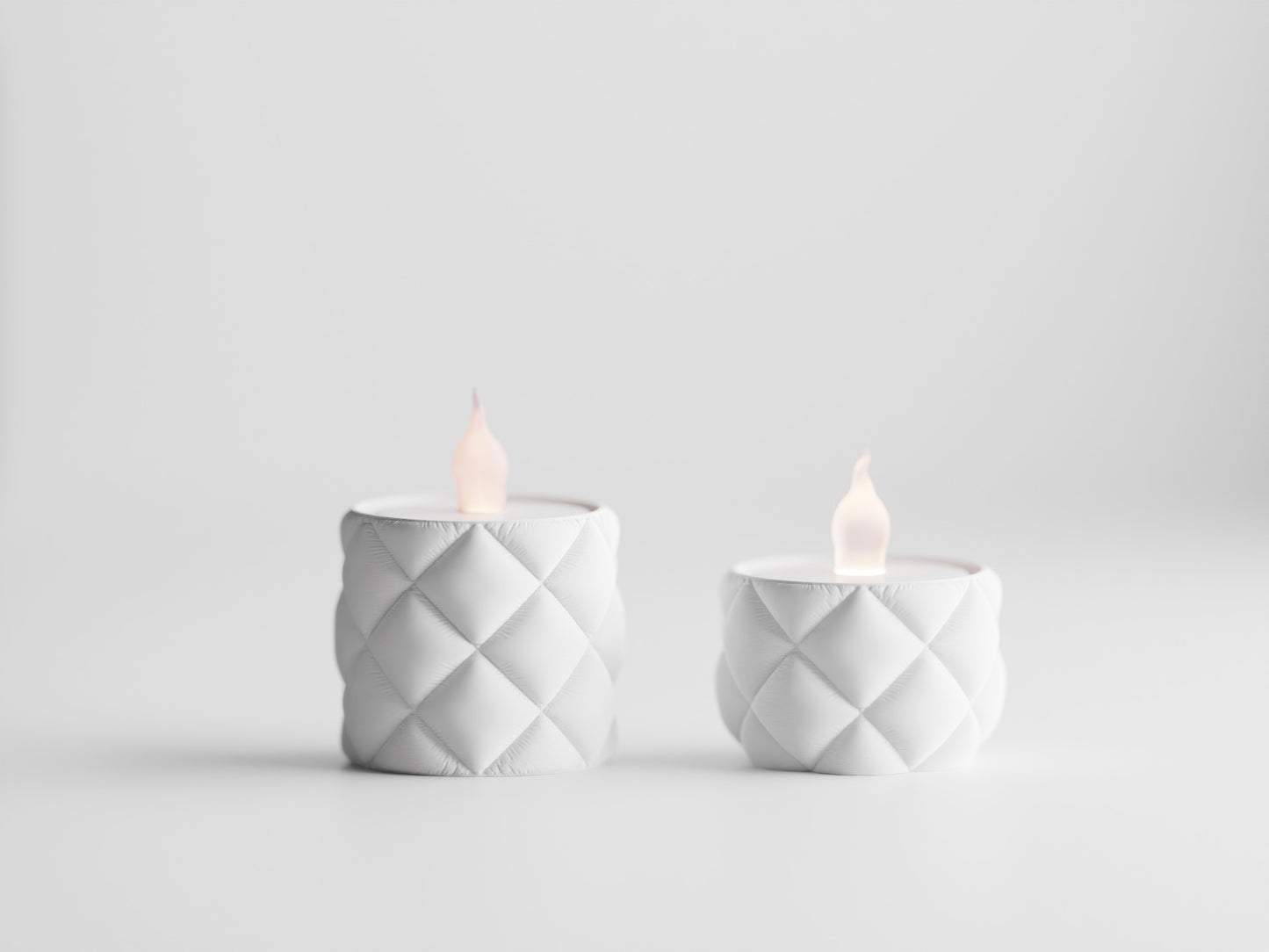 Inflated Cloth LED candle