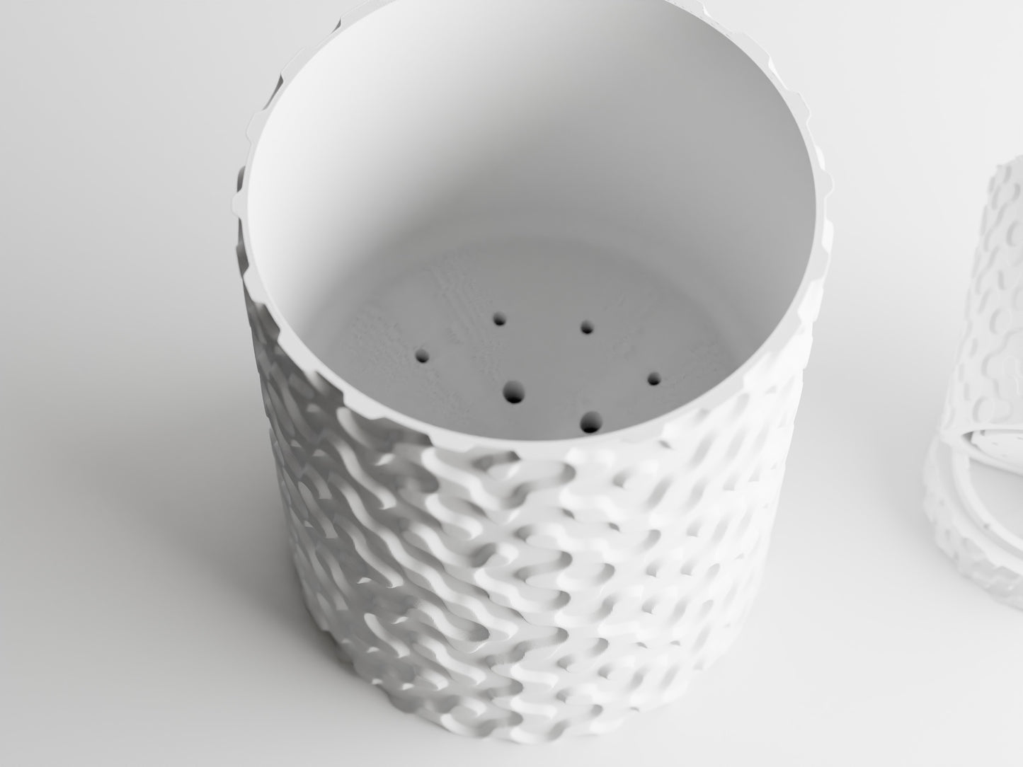 Plant Pot Geo Wall Mount Drip Tray